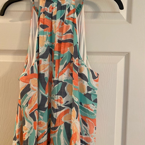 Nine West Maxi Dress with deep ruffle. - Picture 2 of 5